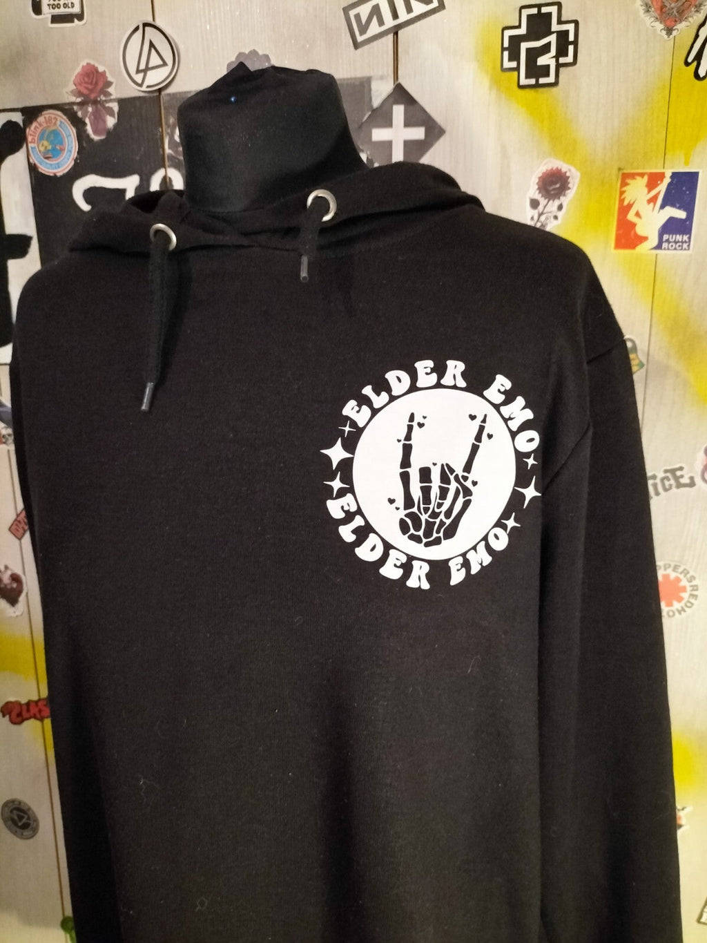 Elder Emo Goth Hoodie Medium