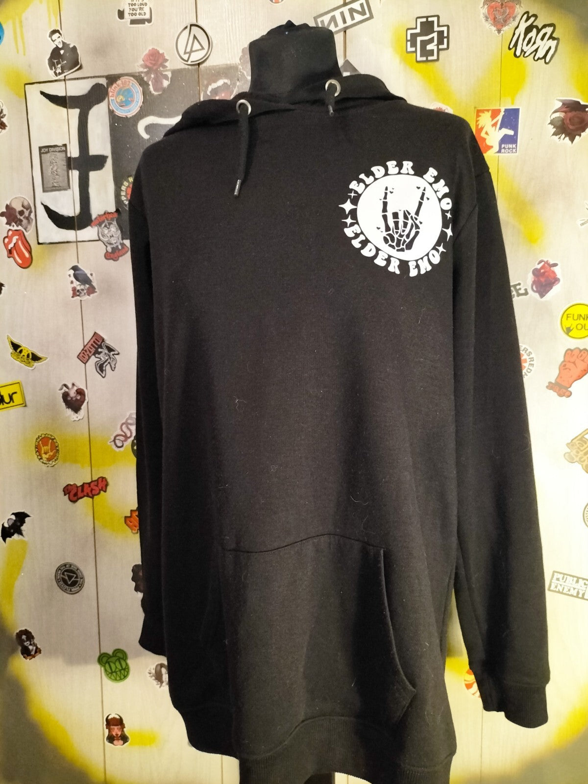 Elder Emo Goth Hoodie Medium
