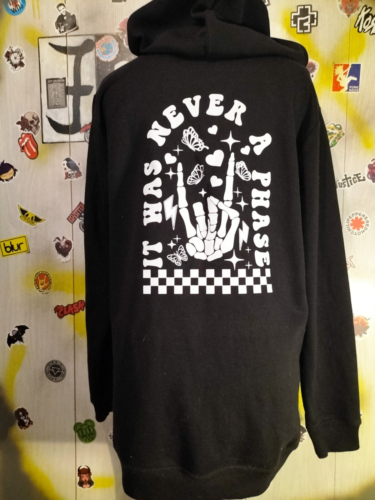 Elder Emo Goth Hoodie Medium