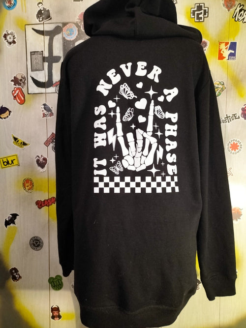 Elder Emo Goth Hoodie Medium