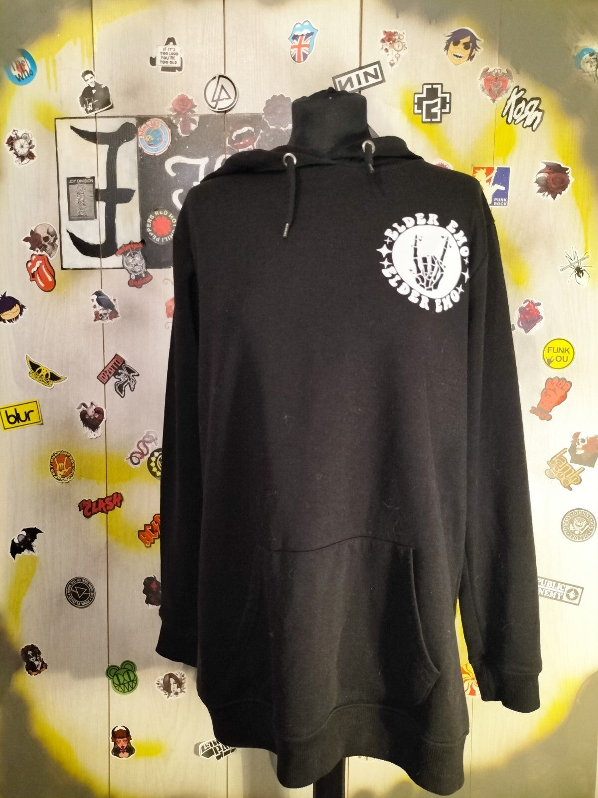 Elder Emo Goth Hoodie Medium