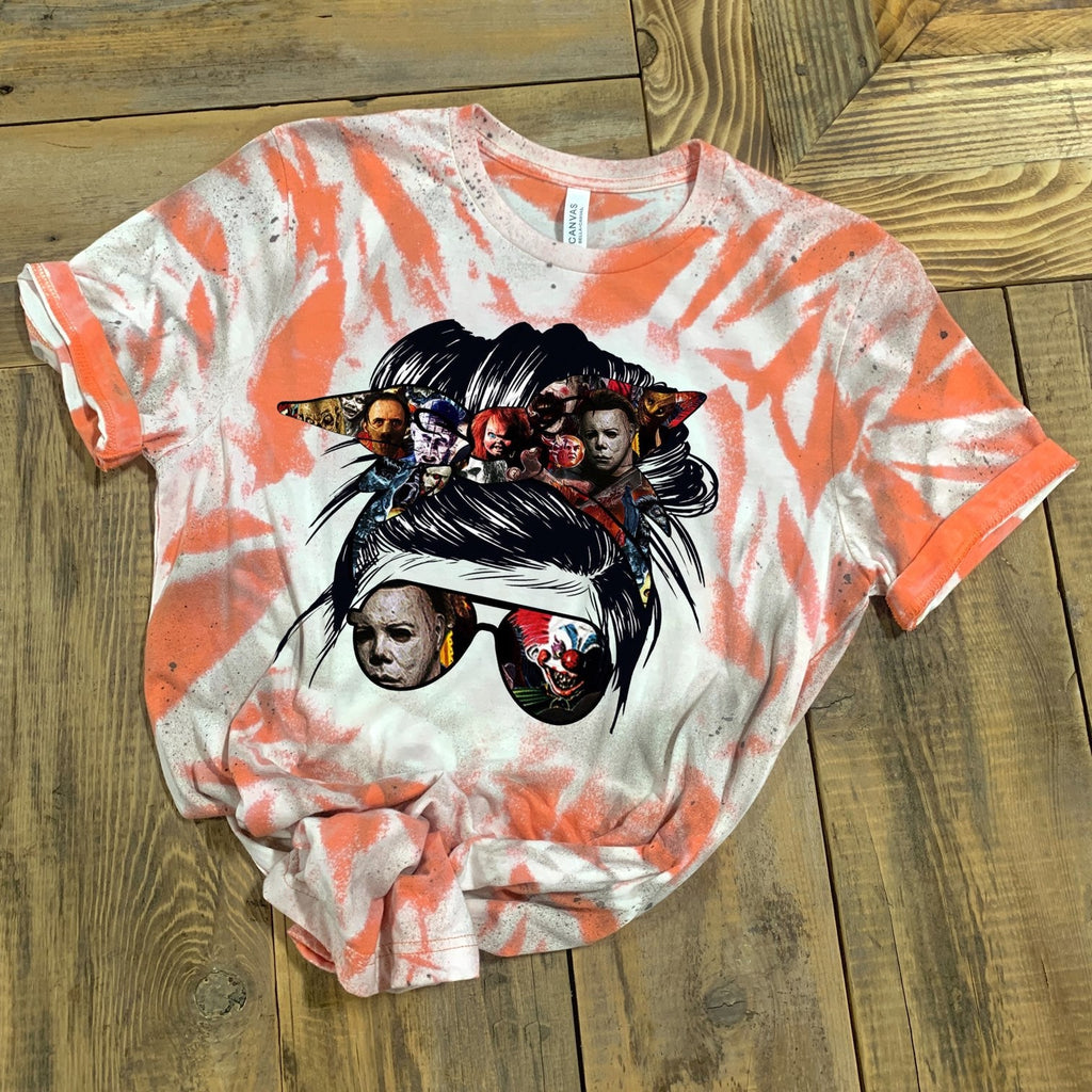 Halloween Thrillers Mom Bun - Horror Headband
