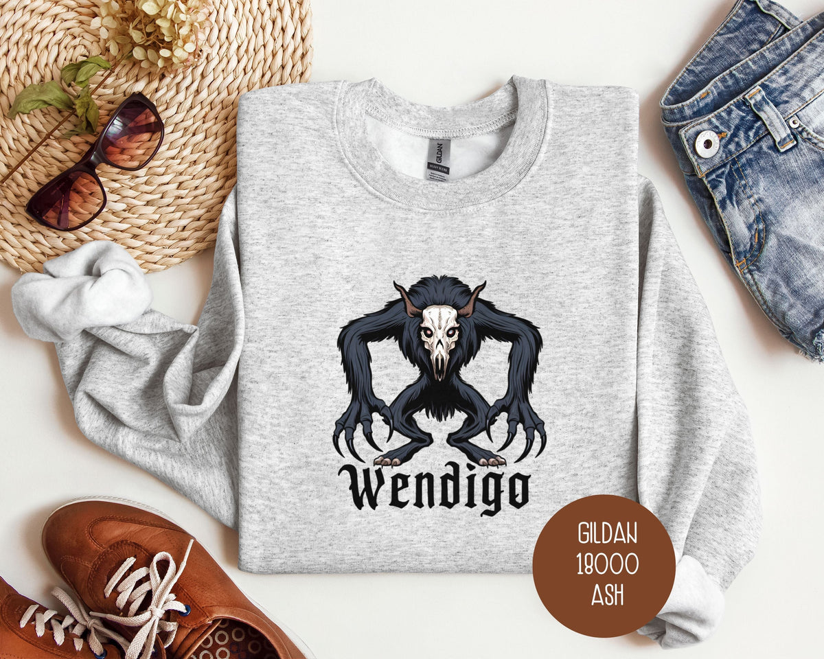 Wendigo Creepy Gothic Sweatshirt
