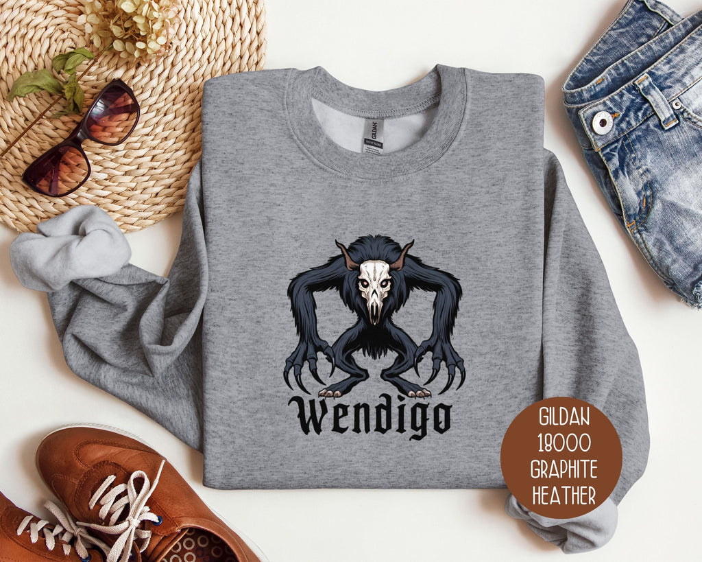 Wendigo Creepy Gothic Sweatshirt