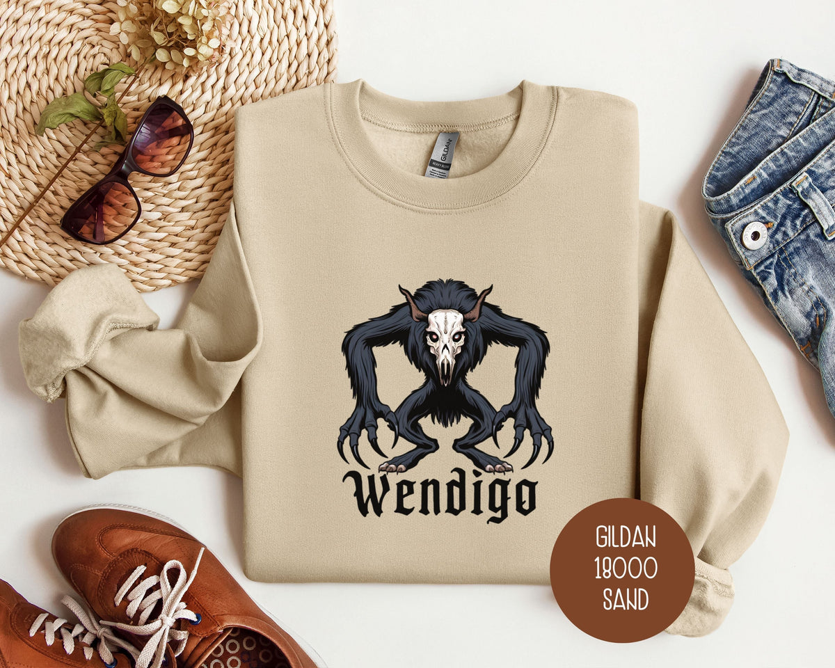 Wendigo Creepy Gothic Sweatshirt