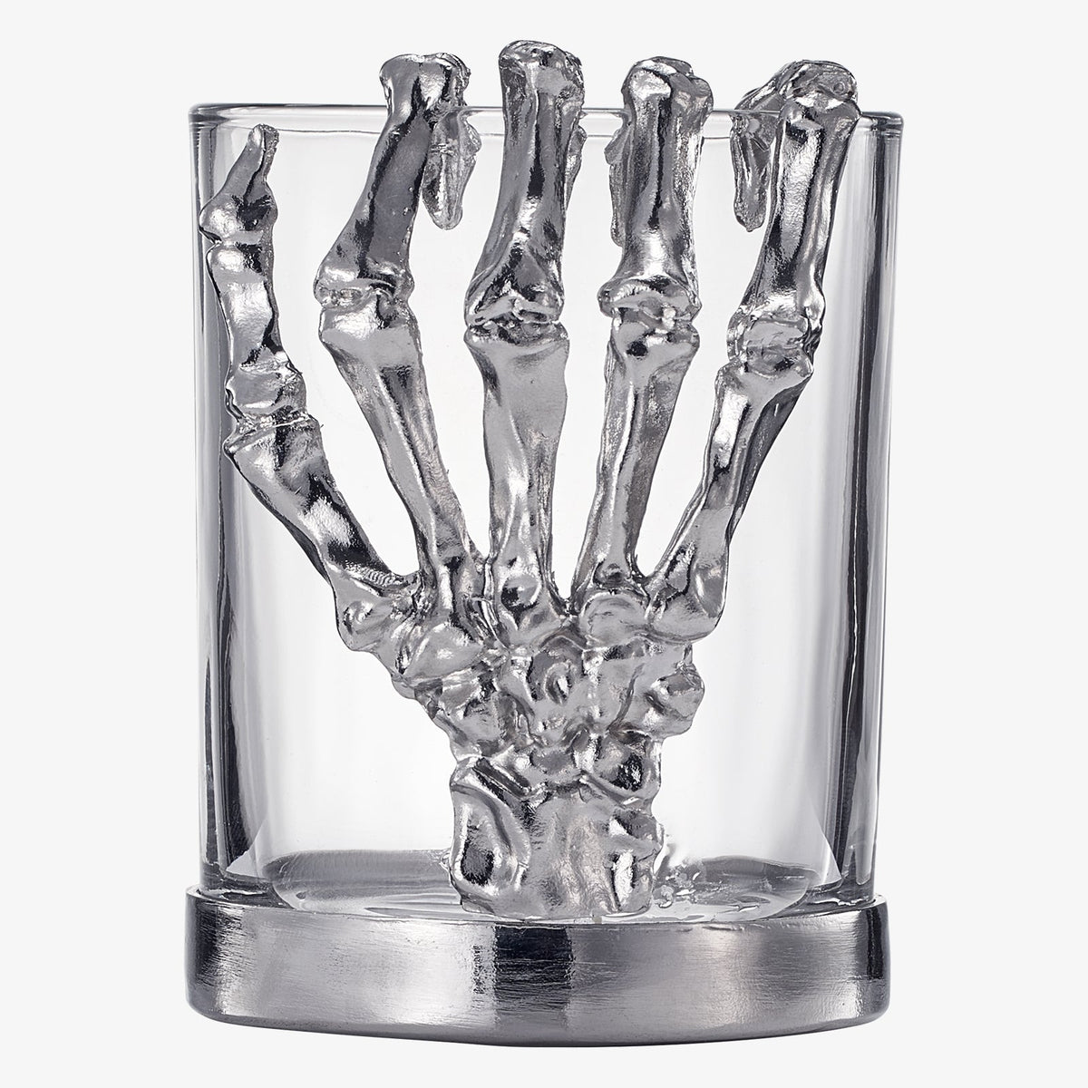 Skeleton Whiskey Glass Tumbler Single 10OZ Halloween Skeleton Glasses 4 3 H Goth Gifts Skeleton Gift