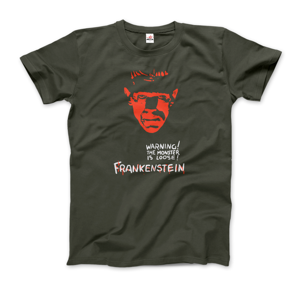 Frankenstein 30s Sci-Fi Horror movie t-shirt