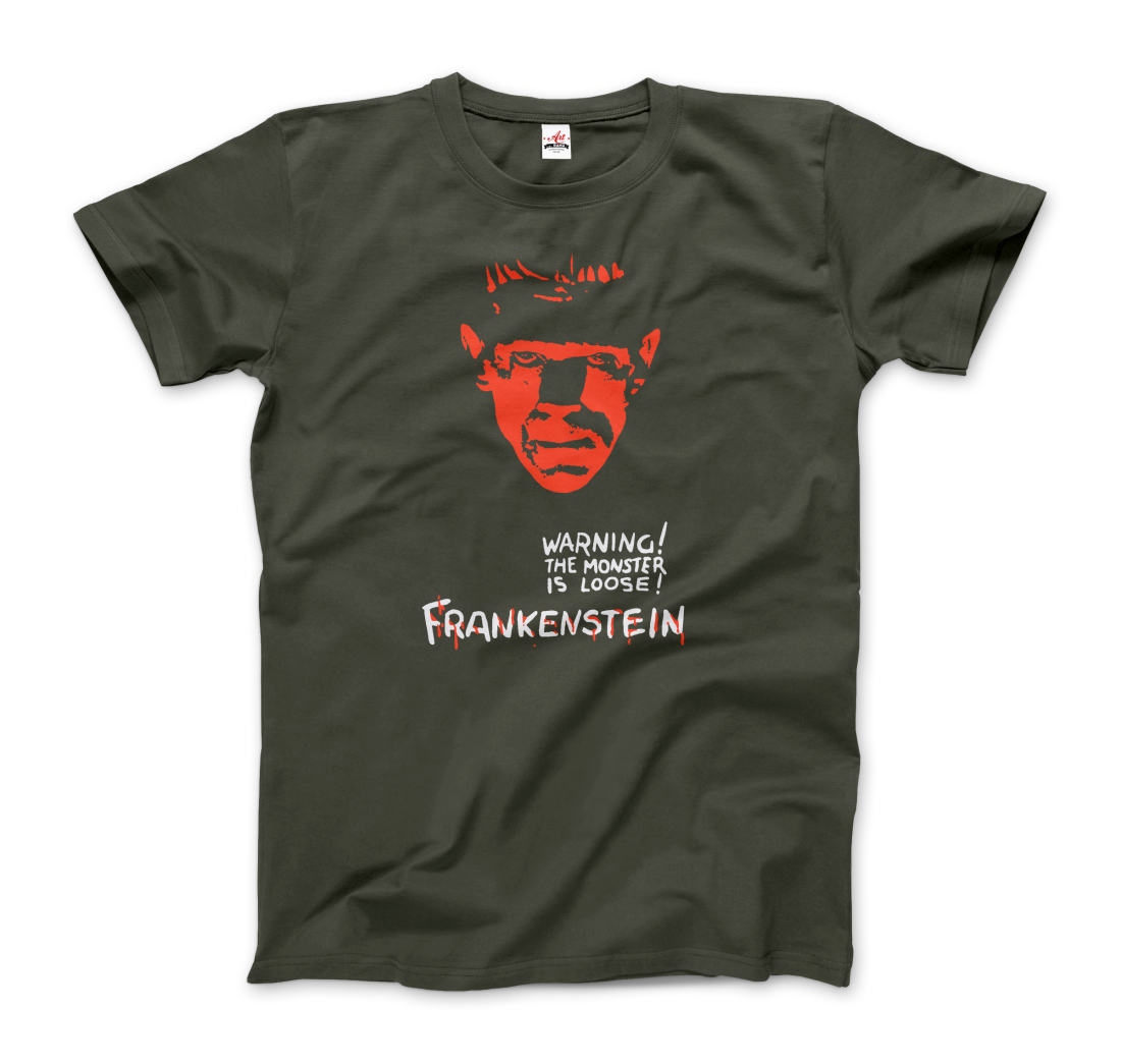 Frankenstein 30s Sci-Fi Horror movie t-shirt