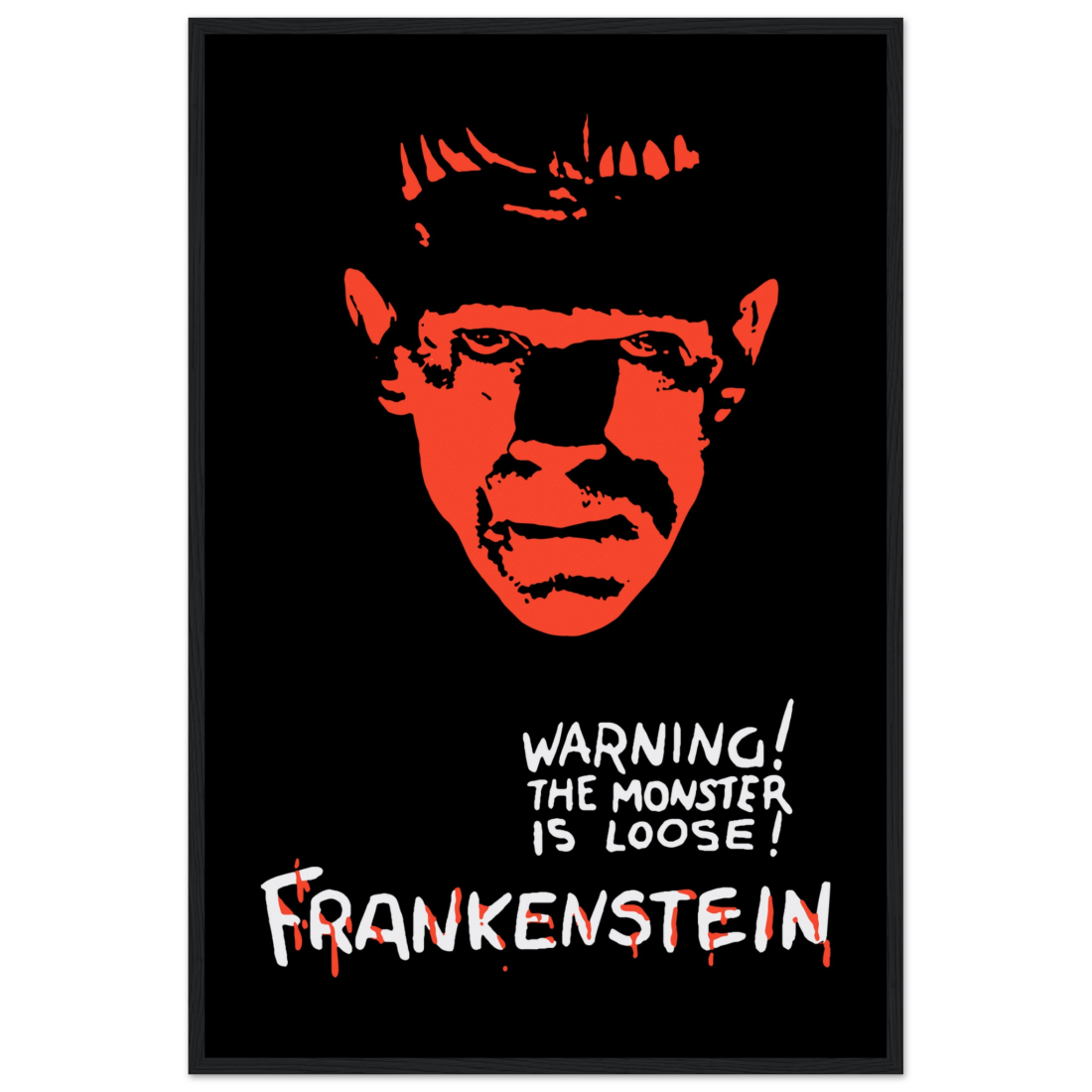 Frankenstein 30s Sci-Fi Horror movie poster