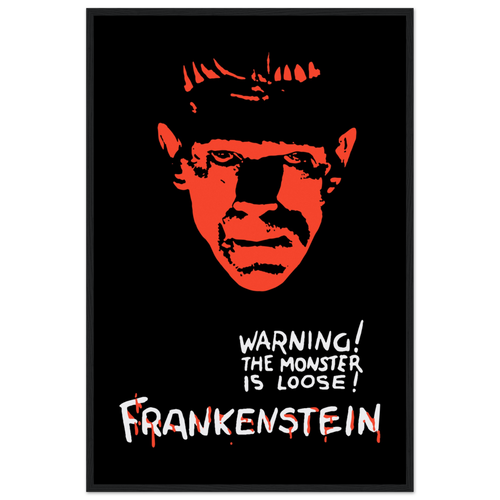 Frankenstein 30s Sci-Fi Horror movie poster