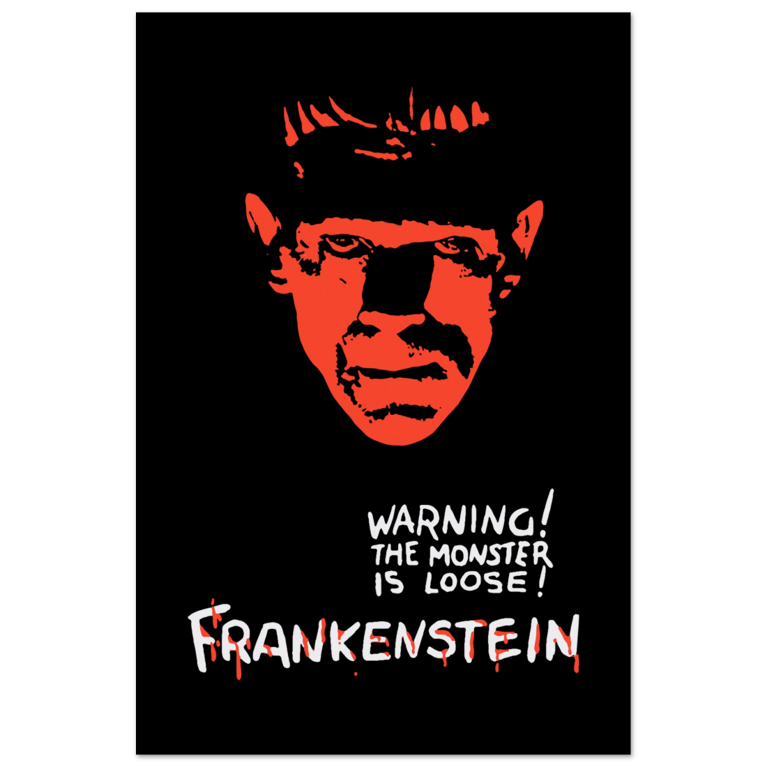 Frankenstein 30s Sci-Fi Horror movie poster