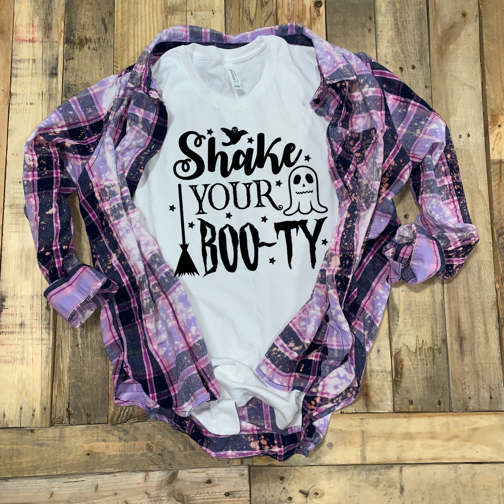 Shake You Boo-ty Halloween Tee - Black Ink