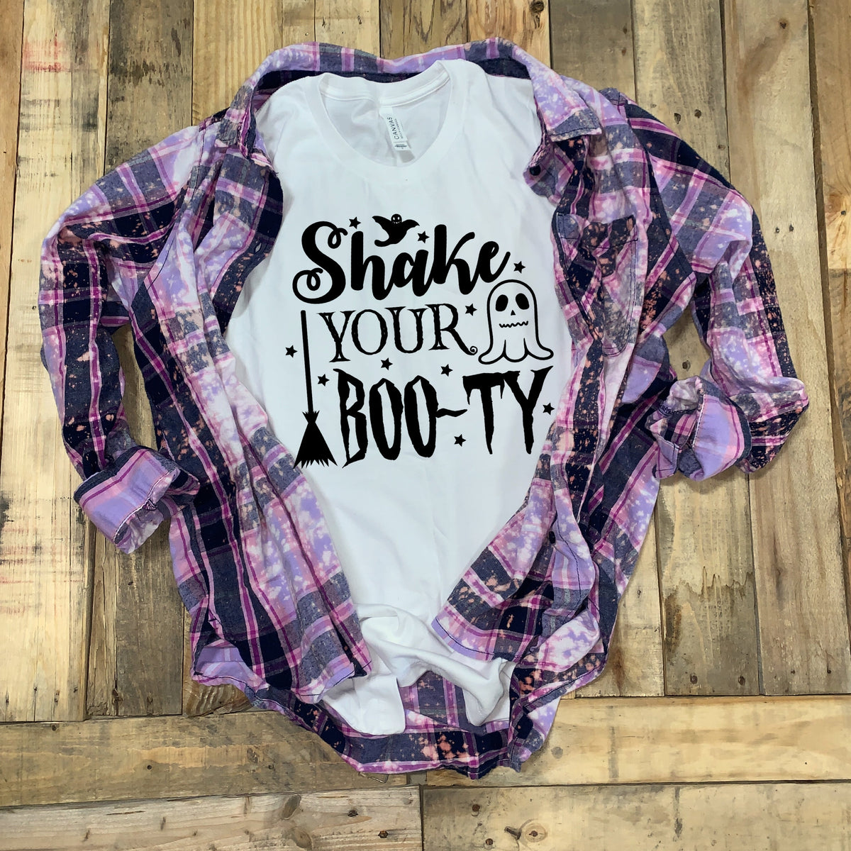 Shake You Boo-ty Halloween Tee - Black Ink